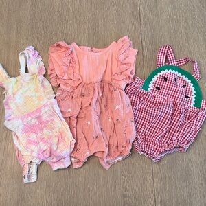 Baby girl warm weather clothes